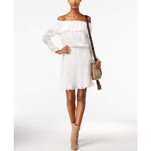 Michael Kors off the shoulder white dress